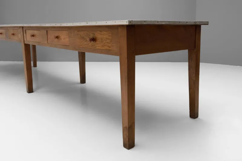 Pamono Drapers Shop Table, 1900s> Worktables & Workbenches