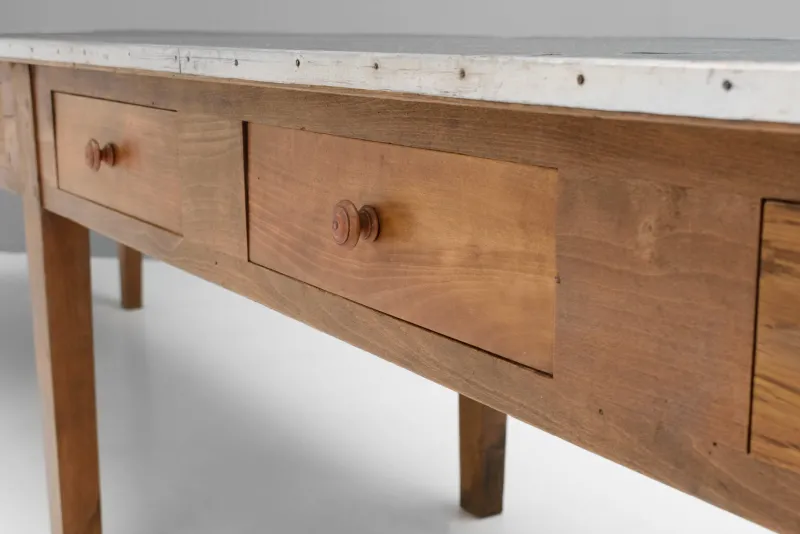 Pamono Drapers Shop Table, 1900s> Worktables & Workbenches