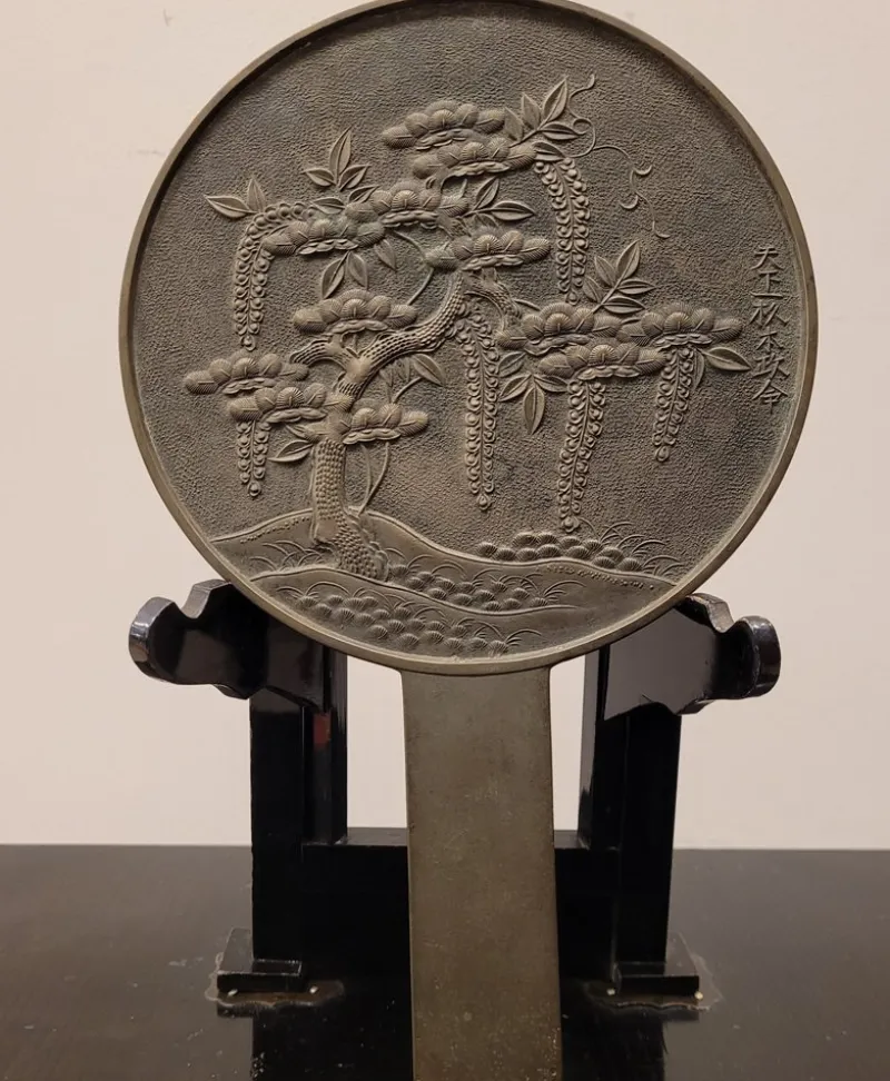 Pamono Dresser with Mirror in Lacquered Black, Japan, 1880s> Dressing Tables