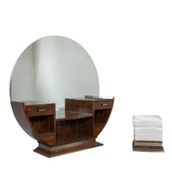 Outlet Pamono Dressing Table and Ottoman, 1940s, Set of 2