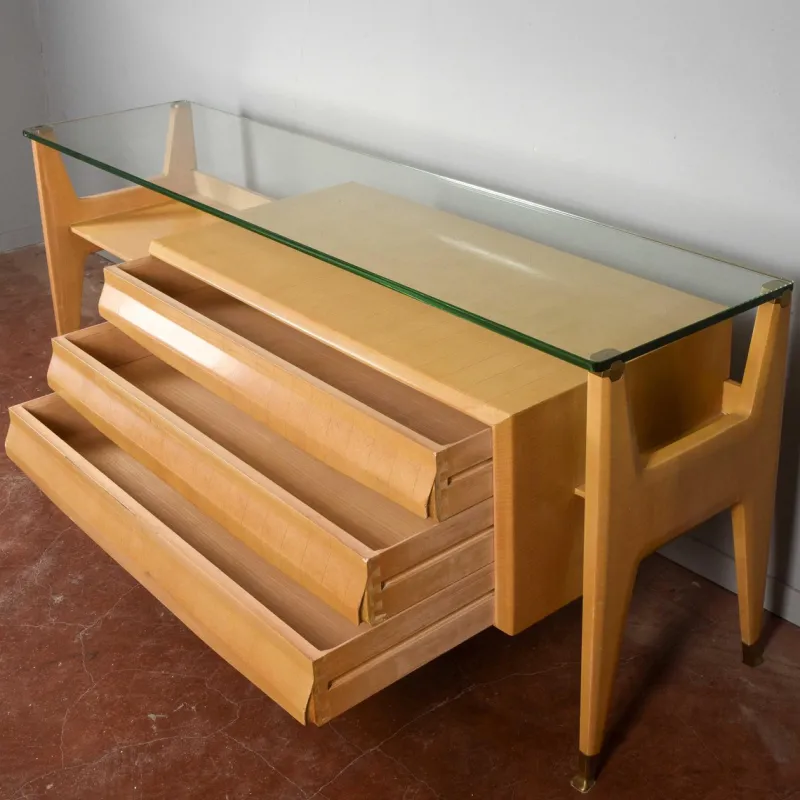 Best Pamono Dressing Table attributed to Vittori Dassi for Mobili Moderni La Permanente Cantù