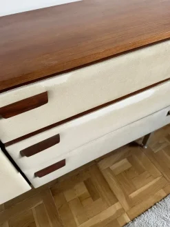 Pamono Dressing Table attributed to Roger Landault, 1960><noscript><img width=