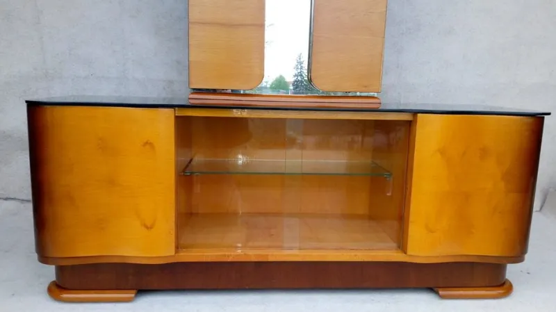Pamono Dressing Table by Jindrich Halabala for Up Závody, 1950s> Dressing Tables