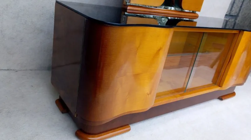 Pamono Dressing Table by Jindrich Halabala for Up Závody, 1950s> Dressing Tables