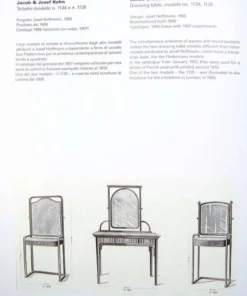 Pamono Dressing Table in Beech by Josef Hoffmann for Jacob & Josef Kohn, 1890s><noscript><img width=