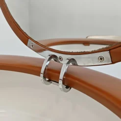 Pamono Dressing Table with Dilly Dally Brown Leather Armchair by Luigi Massoni for Frau, 1970s, Set of 2> Dressing Tables