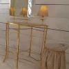 Discount Pamono Dressing Table with Lamp and Seat in Faux Bamboo, 1950s, Set of 2