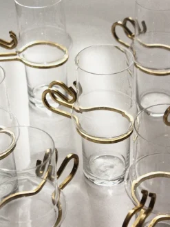 Clearance Pamono Drinking Glasses Set by Börge Lindau & Lindekrantz Orrefors, 1970, Set of 8