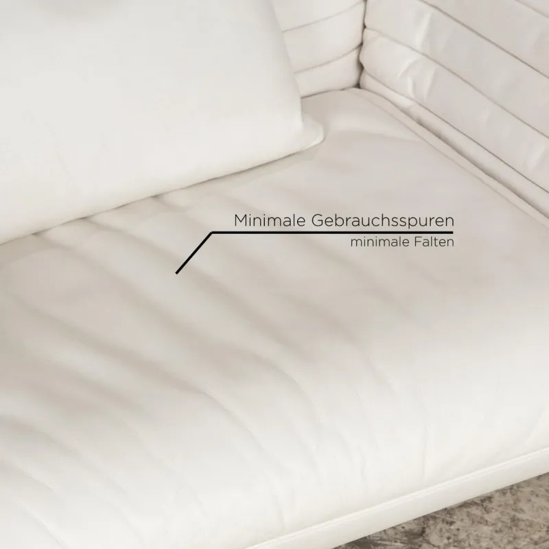 New Pamono DS 142 Wing Leather Daybed in White from de Sede