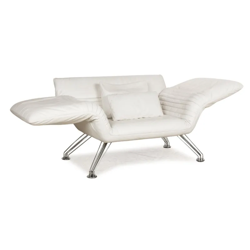 New Pamono DS 142 Wing Leather Daybed in White from de Sede