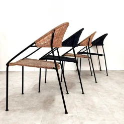Sale Pamono DU41 Chairs by Gastone Rinaldi for Rima, Set of 4