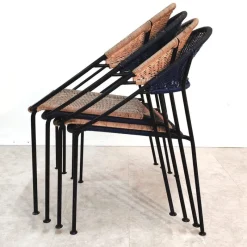 Sale Pamono DU41 Chairs by Gastone Rinaldi for Rima, Set of 4