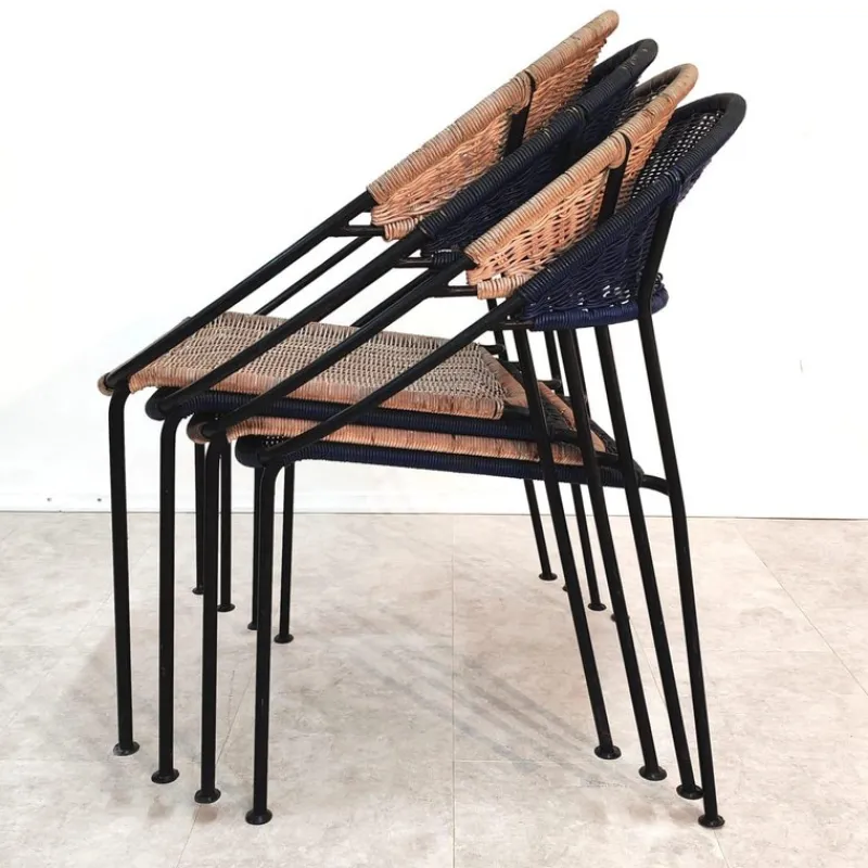 Sale Pamono DU41 Chairs by Gastone Rinaldi for Rima, Set of 4