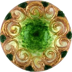 New Pamono Duban Christel for Limoges, Bronze Bowl with Enamel Work, 1940s