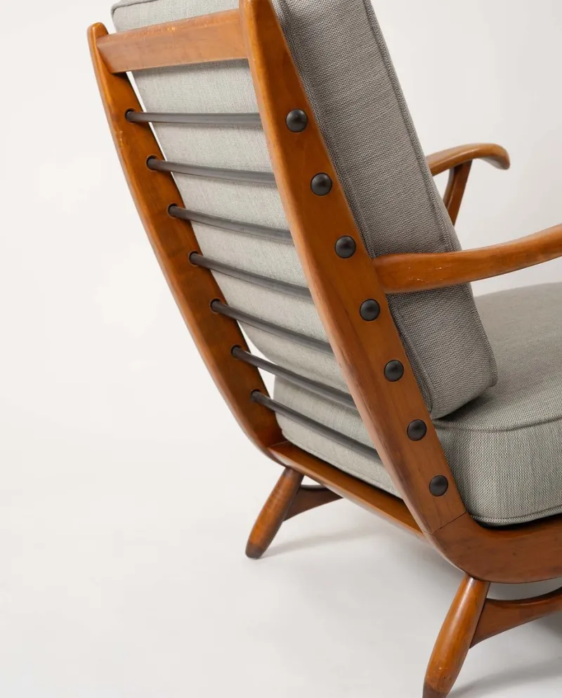 Pamono Dutch Armchair attributed to De Ster Gelderland, 1950s> Lounge Chairs & Armchairs