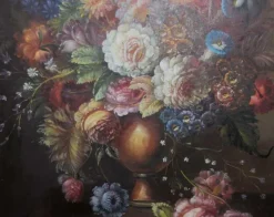 Pamono Dutch Artist, Floral Still Life, Oil Painting, Framed><noscript><img width=