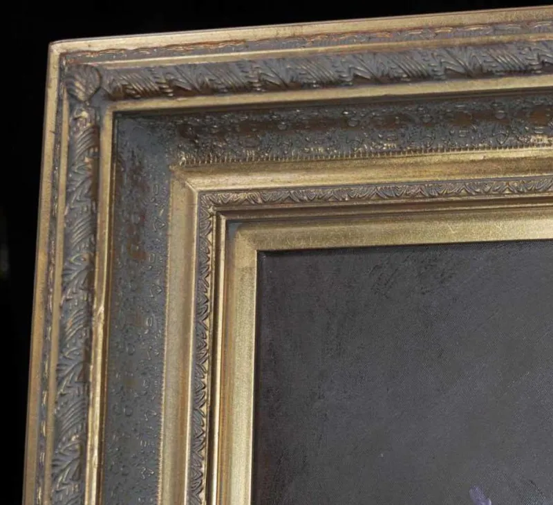 Pamono Dutch Artist, Floral Still Life, Oil Painting, Framed> Classical