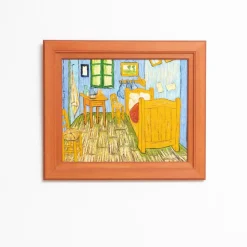 Sale Pamono Dutch Artist Geelong after Van Gogh, The Bedroom, 1970s, Oil Painting, Framed