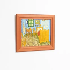 Sale Pamono Dutch Artist Geelong after Van Gogh, The Bedroom, 1970s, Oil Painting, Framed