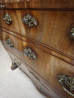 Pamono Dutch Bombe Cylinder Secretaire, 1700s><noscript><img width=