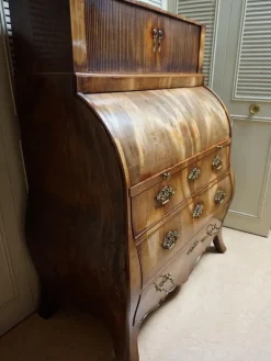 Pamono Dutch Bombe Cylinder Secretaire, 1700s><noscript><img width=