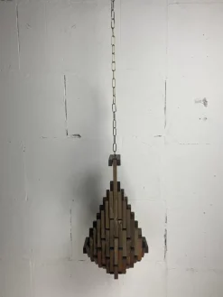 Pamono Dutch Brutalist Folk Art Hanging Plant Holder, 1960s> Planters And Jardiniere