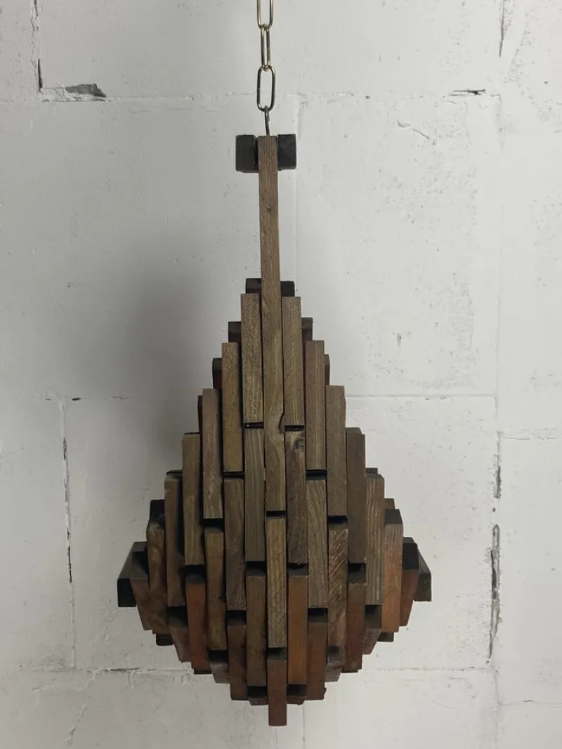 Pamono Dutch Brutalist Folk Art Hanging Plant Holder, 1960s> Planters And Jardiniere