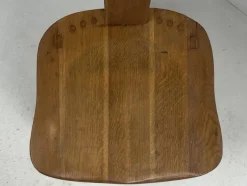 Pamono Dutch Brutalist Oak Low Chair or Childrens Chair, 1970s><noscript><img width=