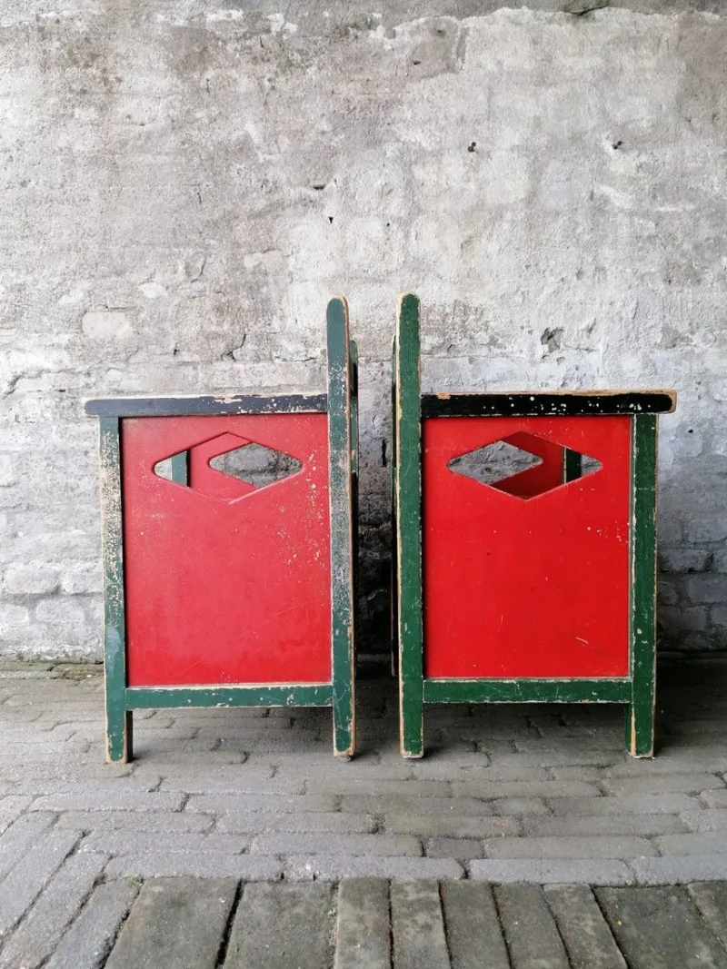 Pamono Dutch Childrens Chairs by Egbert Reitsma, 1920s, Set of 3> Children's Chairs