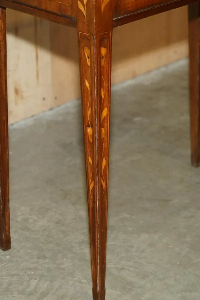 Hot Pamono Dutch Marquetry Inlaid Chess Poker Game Table, 1800