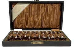 Outlet Pamono Dutch Silver Silver Spoons by Van Kempen & Zonen, 1890s, Set of 12