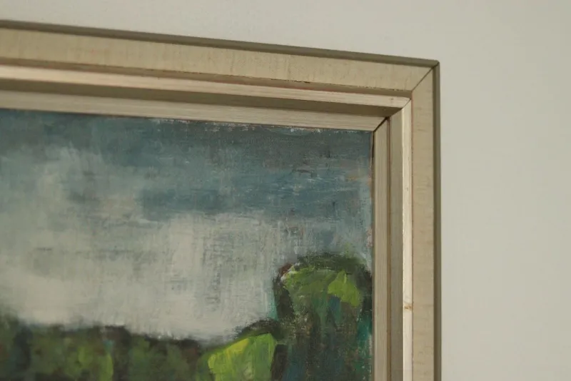 Clearance Pamono E. Karlsson, Path, 1960s, Oil on Canvas, Framed