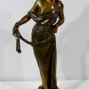 Pamono E. Villanis, Talisman, Early 20th Century, Bronze> Art Nouveau