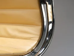 Hot Pamono EA117 Desk Chair in Tan Leather by Charles & Ray Eames for Vitra, Switzerland, 1990s