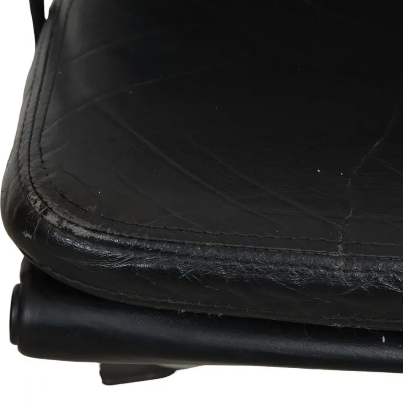Outlet Pamono Ea-219 Office Chair in Black Leather by Charles Eames, 1980s