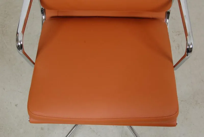 Pamono Ea-219 Office Chair in Cognac Leather by Charles Eames for Vitra> Office Chairs