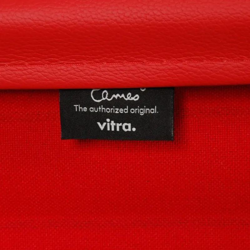 Discount Pamono EA-119 Office Chair in Red Leather by Charles Eames for Vitra