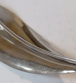 Pamono Early Silver Feather Brooch by Vivianna Torun, 1950