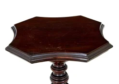 Online Pamono Early 20th Century Carved Mahogany Pedestal Stand, 1920s