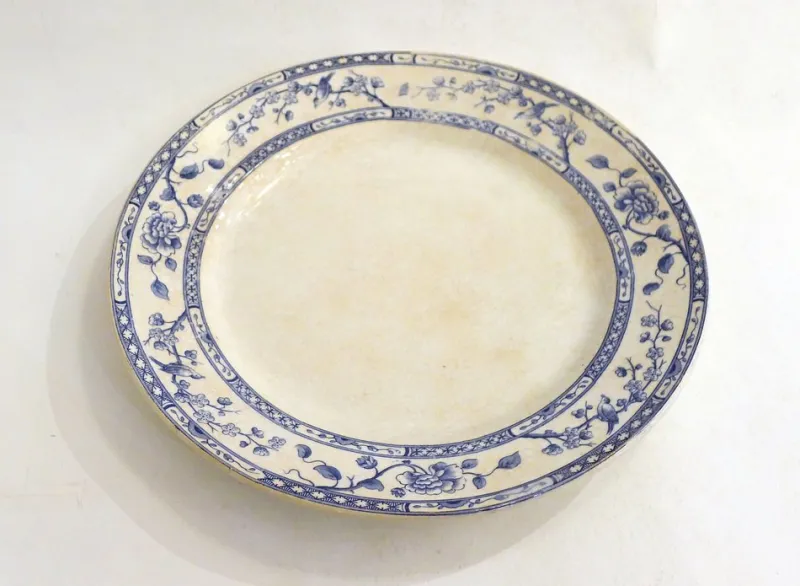 Pamono Early 20th Century Creil Montereau Dishes, France, 1890s, Set of 2> Serving Dishes