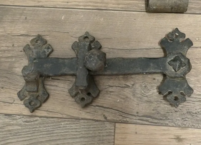 Pamono Early 19th Century Double Castle Door Hinges, Set of 11> Architectural Elements
