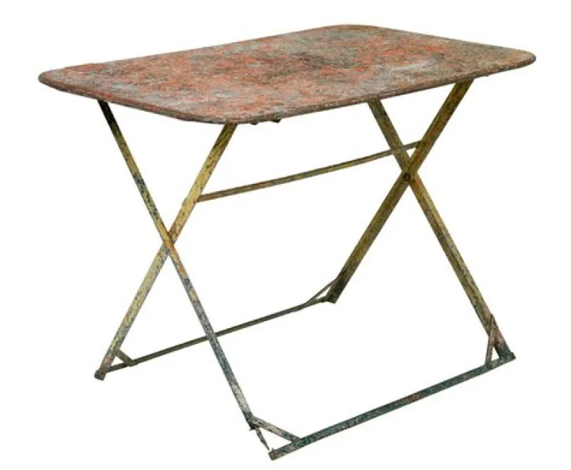 Pamono Early 20th Century Folding Garden Table, 1920s> Garden Tables