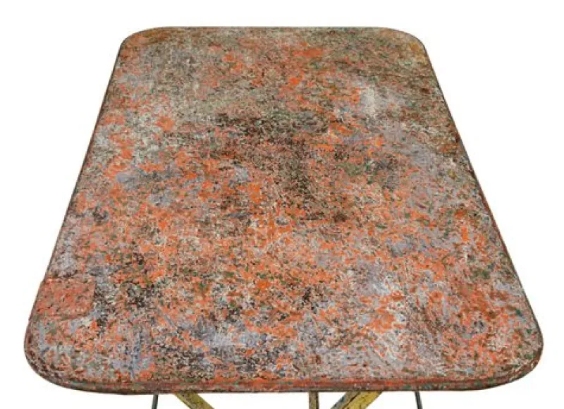 Pamono Early 20th Century Folding Garden Table, 1920s> Garden Tables