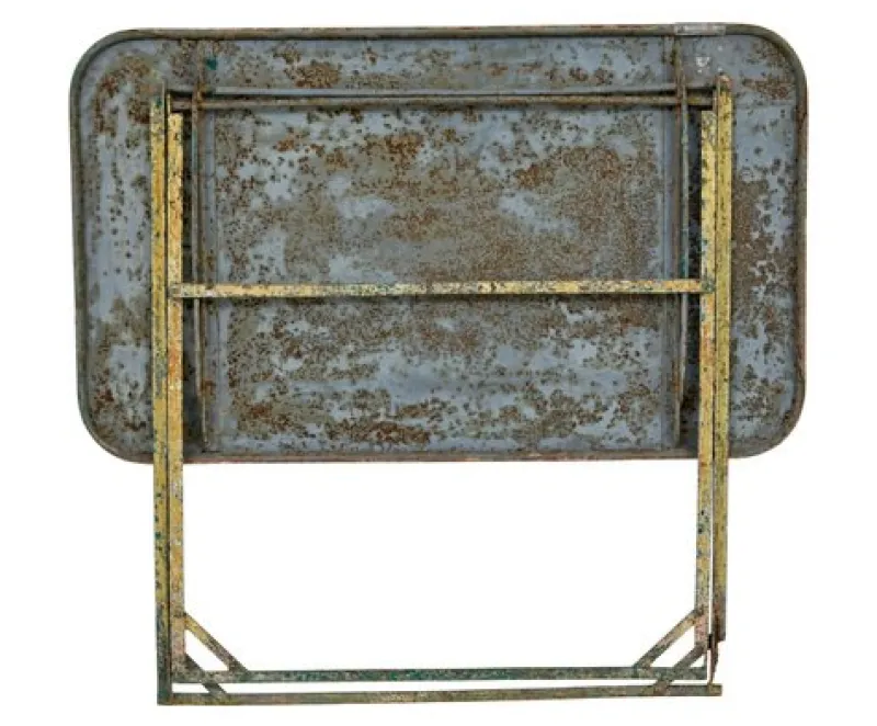 Pamono Early 20th Century Folding Garden Table, 1920s> Garden Tables