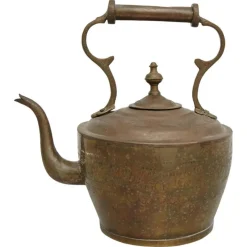 Outlet Pamono Early 20th Century French Country Brass Teapot