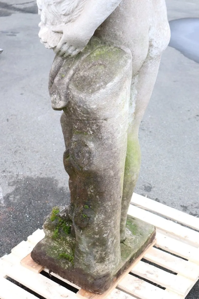 Pamono Early 20th Century Leda and the Swan Garden Statue> Garden Accessories