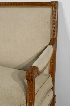 Pamono Early 19th Century Louis XVI Stained Beech Bench><noscript><img width=