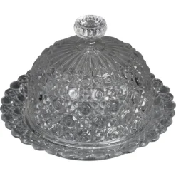 Pamono Early 20th Century Napoleon III Crystal Butter Dish from Baccarat> Serving Dishes