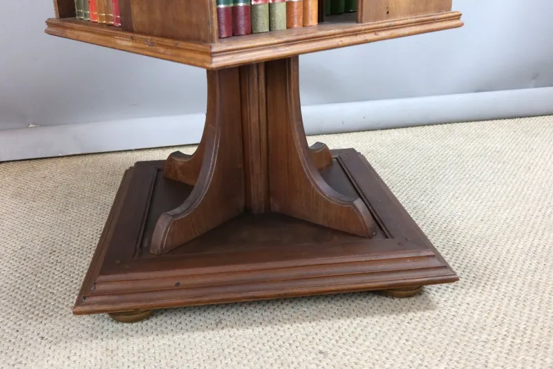 Pamono Early 20th Century Revolving Bookcase, 1890s> Shelves & Wall Units