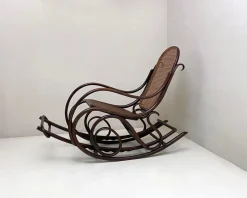 Pamono Early 20th Century Rocking Chair from Thonet> Rocking Chairs